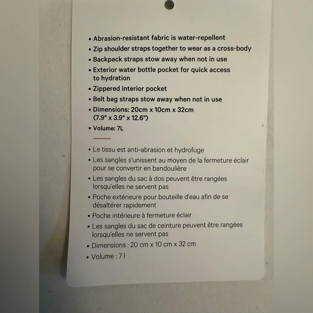 Lululemon Pack and Go Multi Wear Bag - Picture 7 of 11